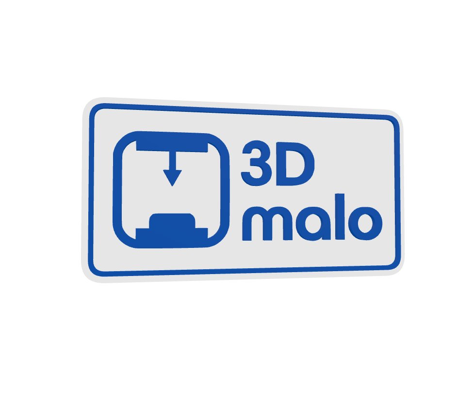Plaque personnalisée en impression 3D